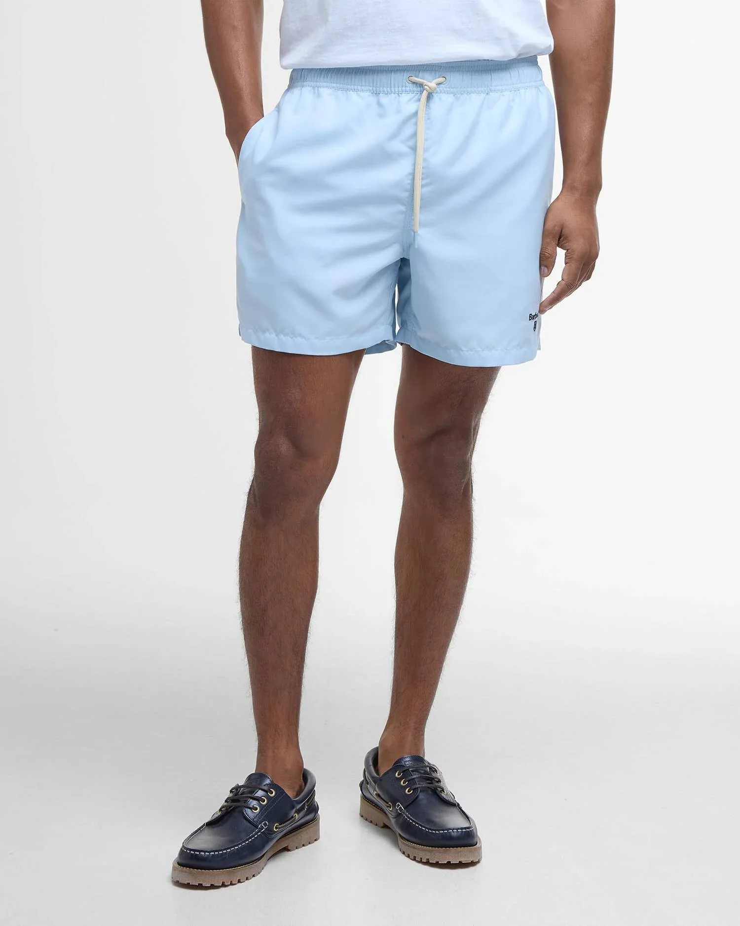 Barbour Logo Swim Short - Ocean Sky - Image 3