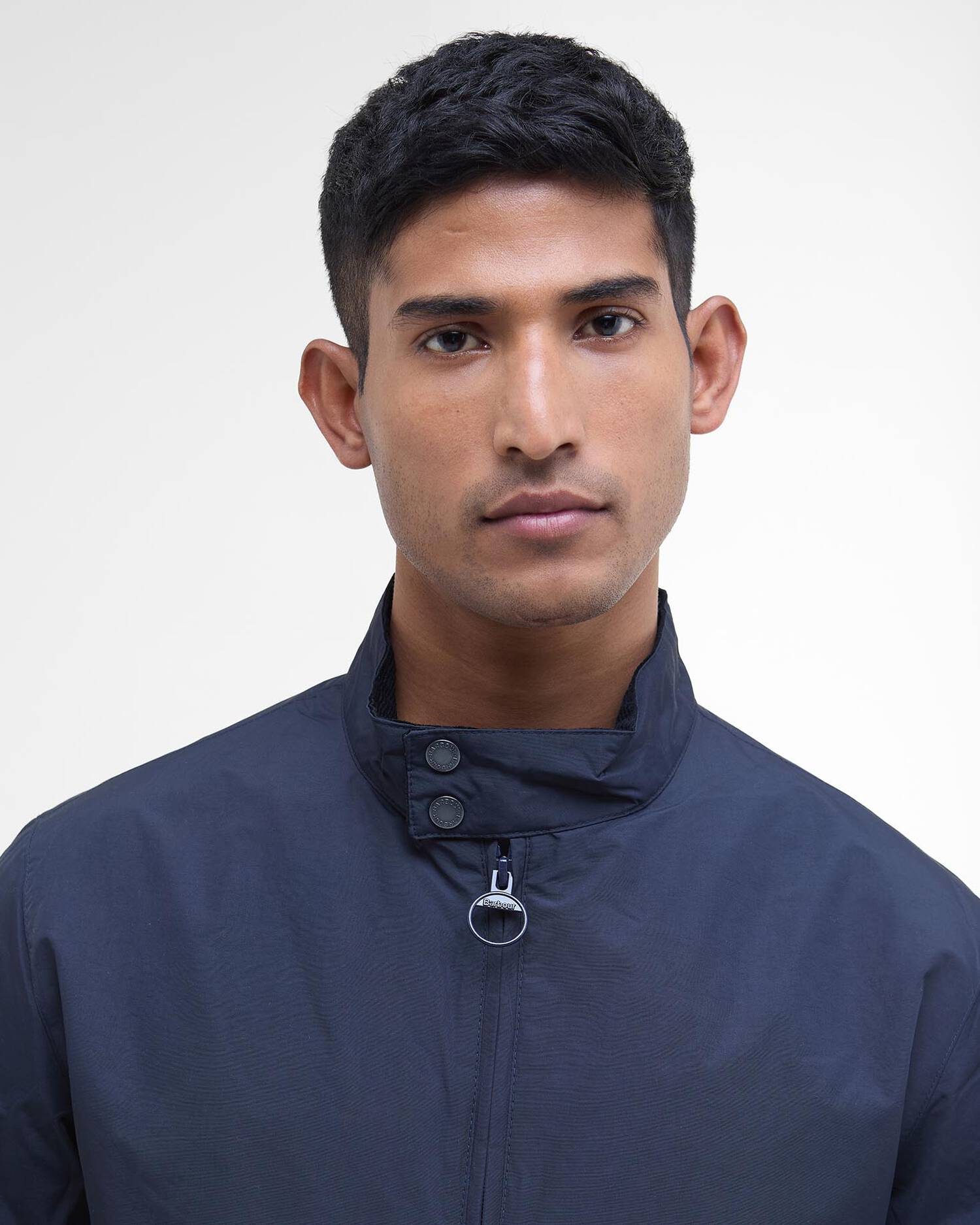 Barbour Royston Casual Harrington Jacket - Navy - Image 4