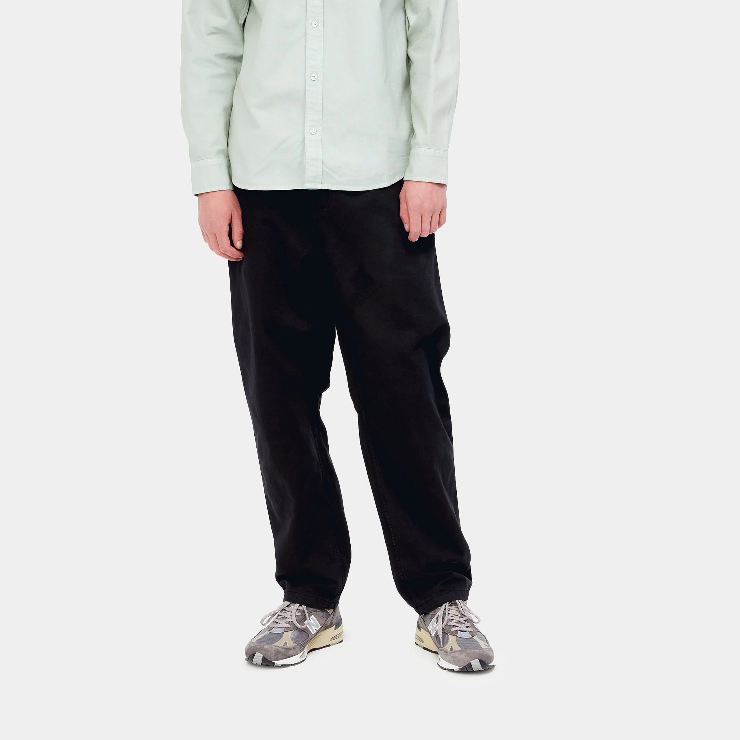 Carhartt WIP Flint Pant - Black (Garment Dyed) - Image 4