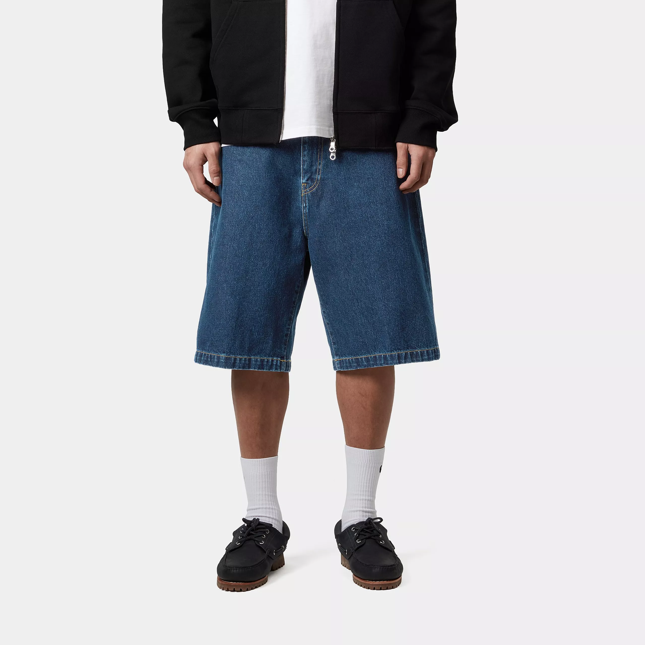 Carhartt WIP Landon Short - Blue (Stone Washed) - Image 3