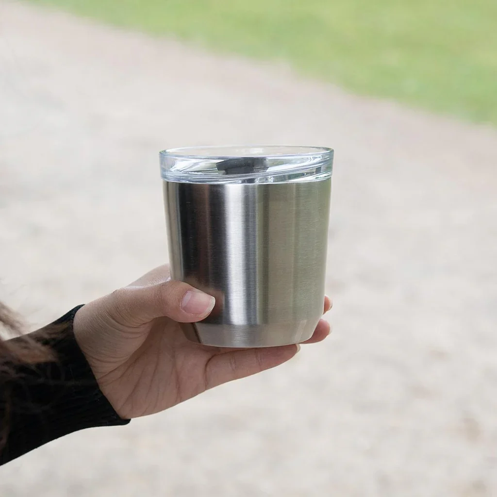 Kinto To Go Tumbler 240ml - Black (with plug) - Image 3