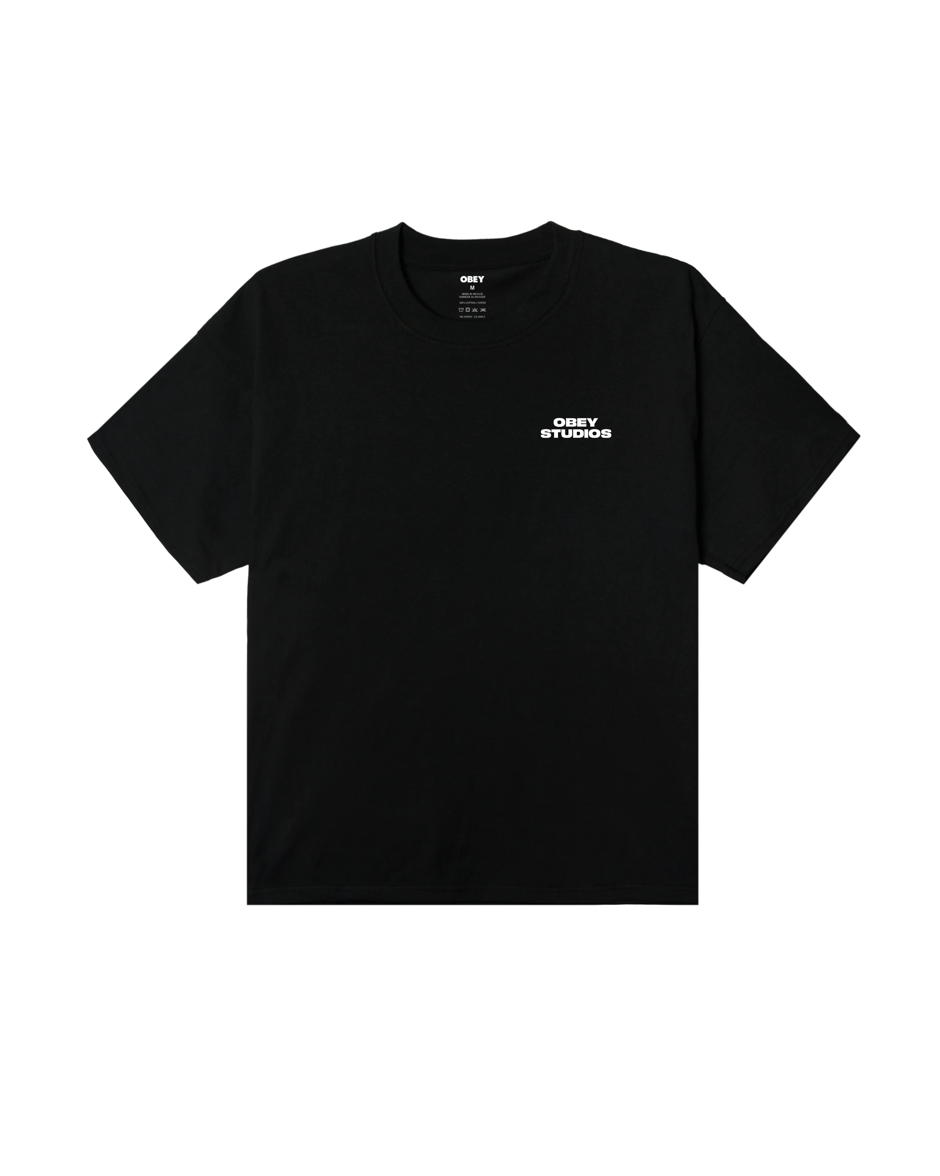 OBEY Sky Face Heavyweight T-Shirt - Black - Image 2