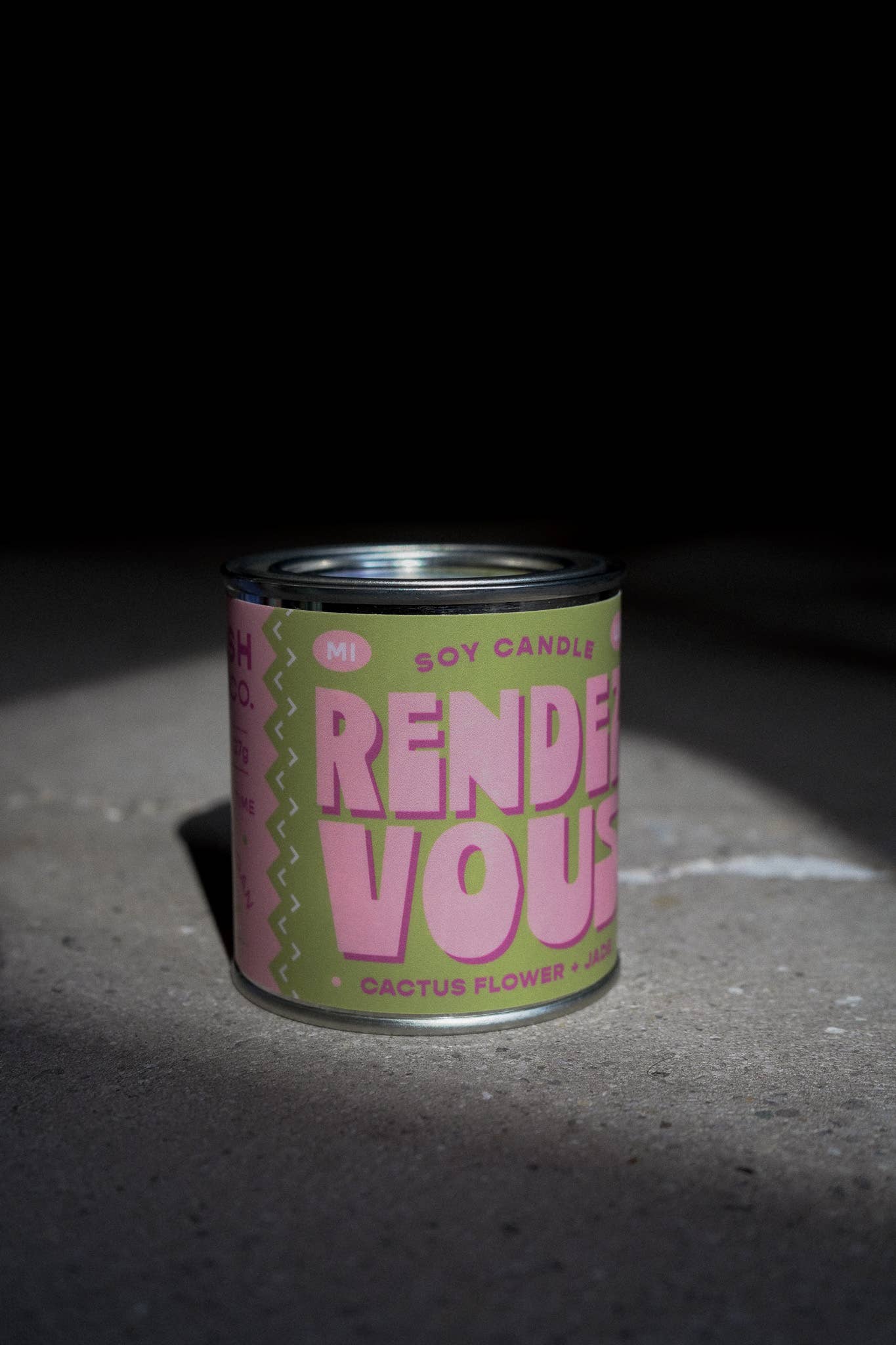 Ambush Candle Co. Rendezvous | Cactus Flower + Jade 8oz Soy Candle - Image 11
